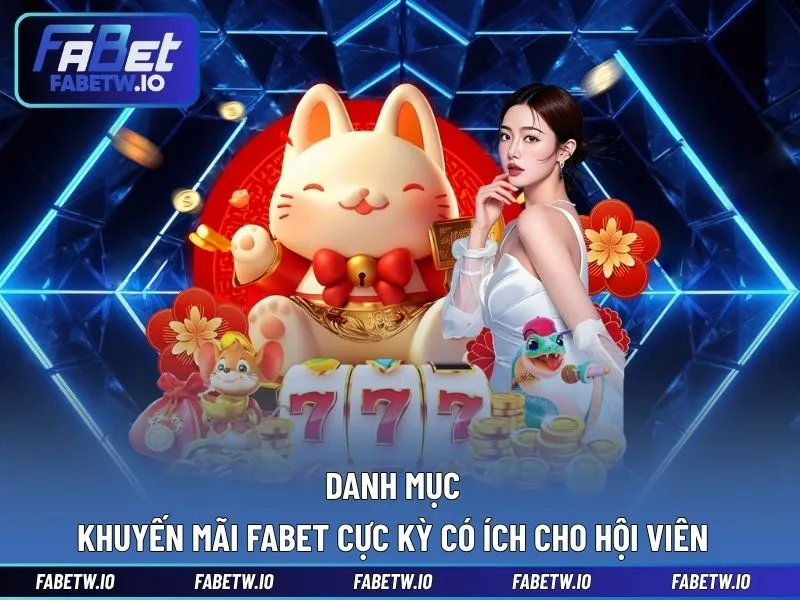 Danh mục khuyến mãi FABET cực kỳ có ích cho hội viên