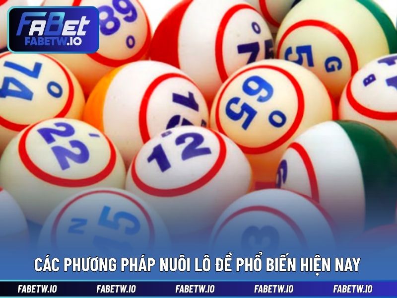 Các phương pháp nuôi lô đề phổ biến hiện nay