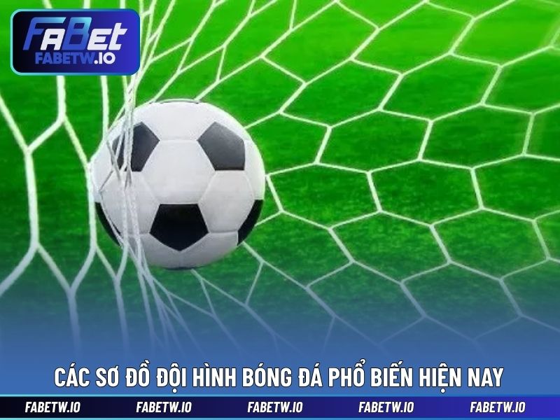 Các sơ đồ đội hình bóng đá phổ biến hiện nay